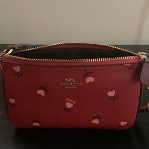 Coach nolita 19 with flower heart prints!
